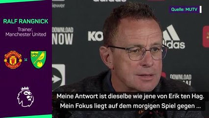 Rangnick: Macht keinen Sinn, über ten Hag zu reden