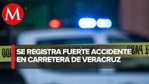 Choque entre camioneta y autobús en la carretera Veracruz-Puebla deja un muerto y dos lesionados