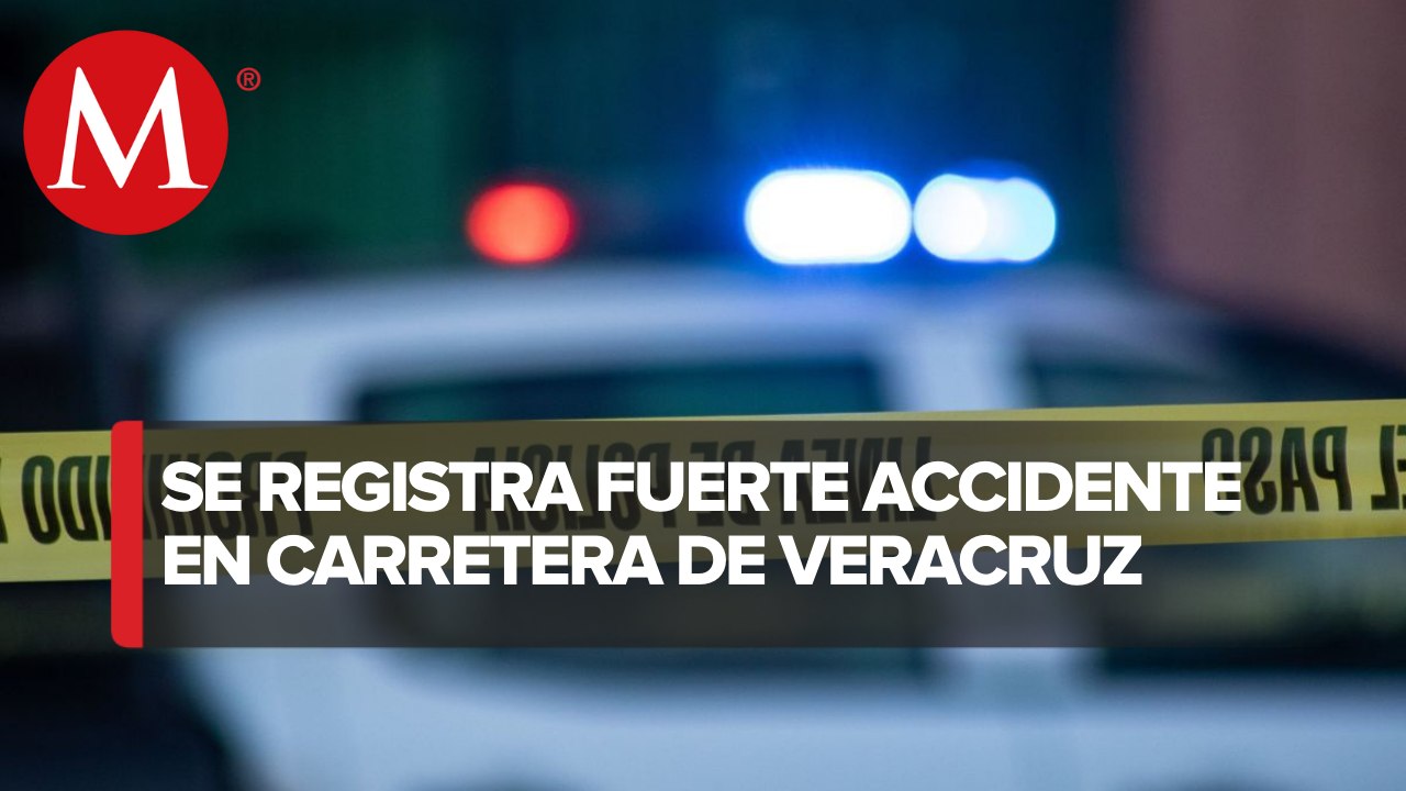 Choque entre camioneta y autobús en la carretera Veracruz-Puebla deja un muerto y dos lesionados