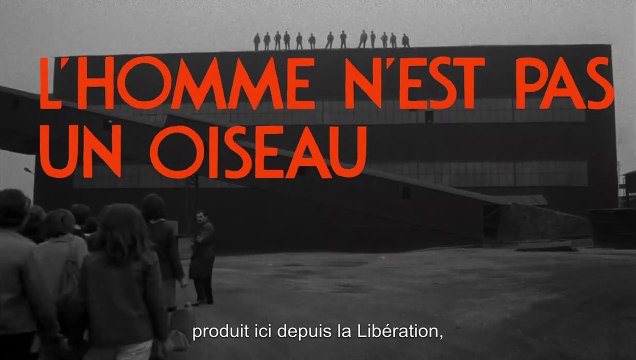 L'Homme n'est pas un oiseau Bande-annonce VO