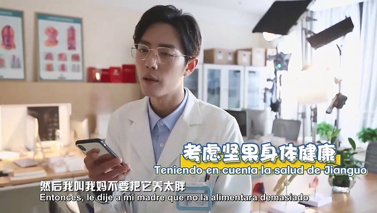 [SUB ESPAÑOL] 220328 The Oath of Love weibo update con Xiao Zhan - Detrás de escenas