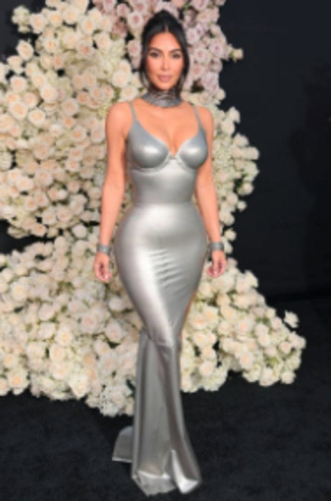 Kim Kardashian Stepped Out with Pete Davidson in a High-Slit Latex Gown
