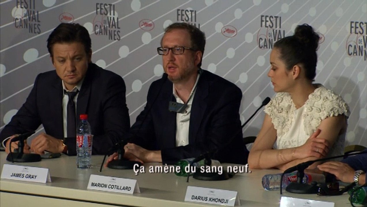 Rencontre avec James Gray et lancer de pain pour Marion Cotillard !