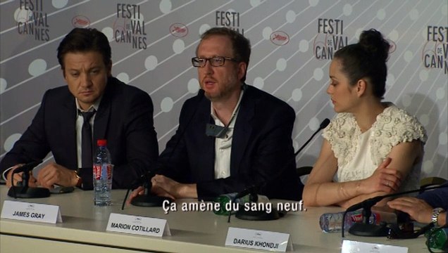 Rencontre avec James Gray et lancer de pain pour Marion Cotillard !