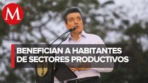 Rutilio Escandón beneficio a habitantes de los sectores productivos; Chiapas