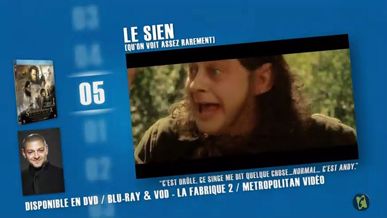 Les visages d'Andy Serkis