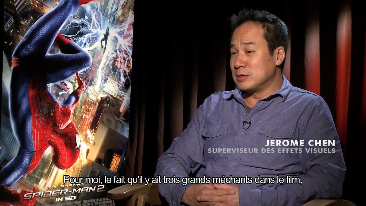 "Le travail d'effets visuels sur les trois méchants a été un gros challenge pour moi"