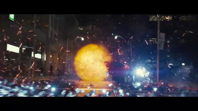 Pixels - EXTRAIT VOST Course-poursuite avec Pac-Man