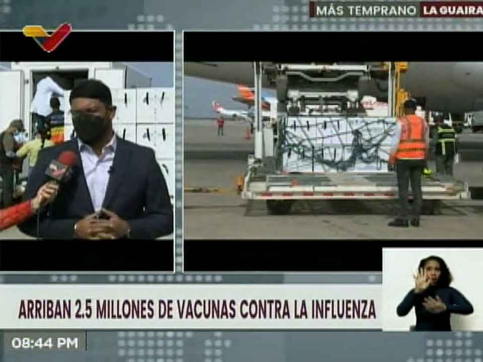 Entérate | Arriban a Venezuela 2.5 millones de vacunas antigripales