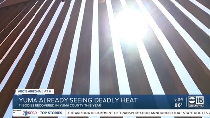 YCSO prepares for deadly summer, reporting 11 migrant deaths in desert