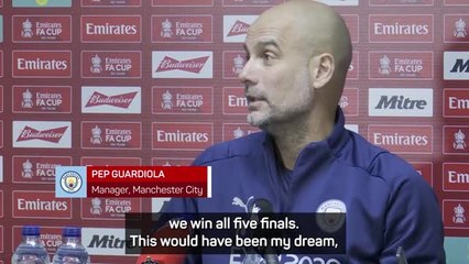 Does Guardiola regret not winning more FA Cups?