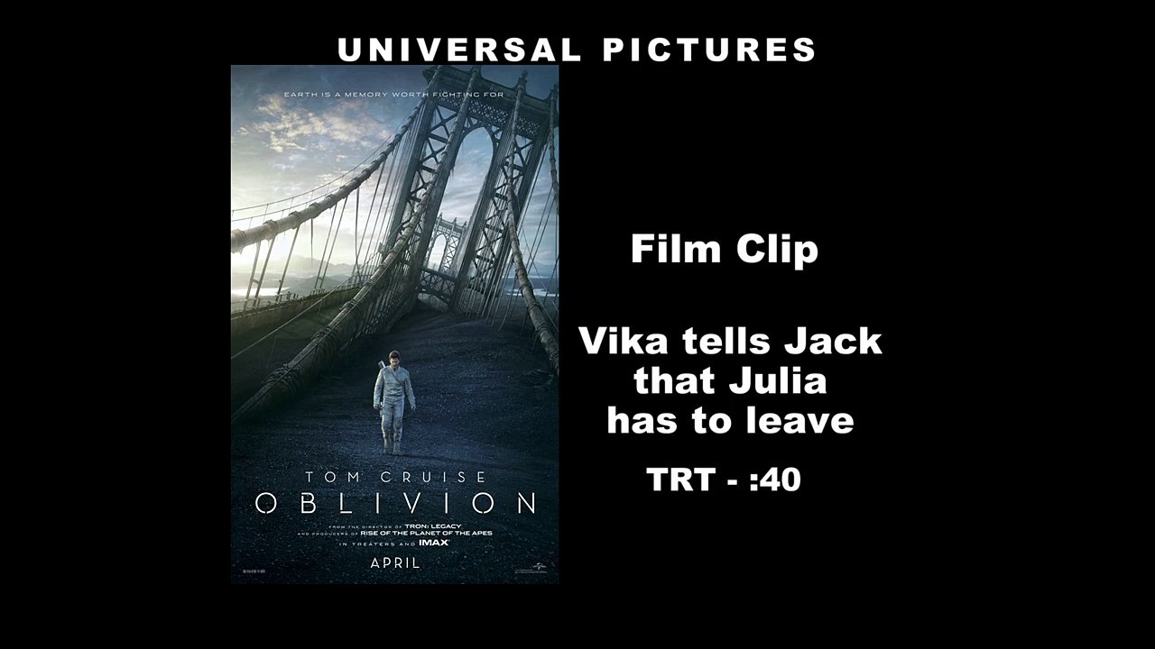 Oblivion - EXTRAIT VF "Tu a des souvenirs ?"