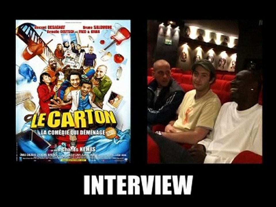 Vincent Desagnat, Omar Sy, Fred Testot Interview : Le Carton
