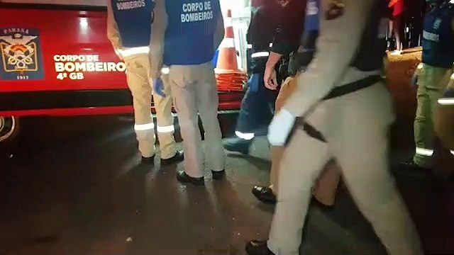 Homem baleado de raspão no rosto é socorrido pelo Siate no Loteamento Sanga Funda