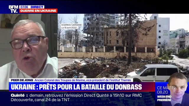 Pour Peer de Jong, ancien colonel des Troupes de Marine, il n'y aura pas d'assaut majeur sur le Donbass dans les prochains jours