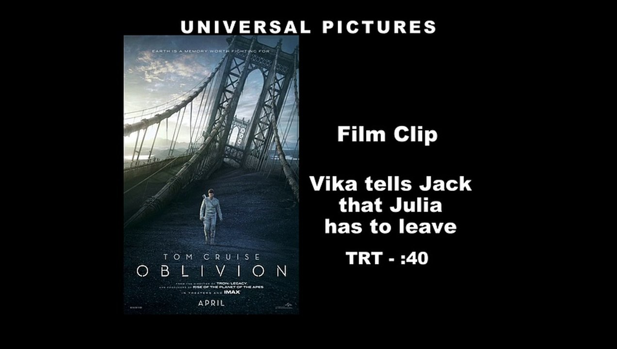 Oblivion - EXTRAIT VOST "Tu a des souvenirs ?"