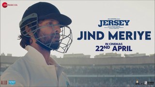 Jind Meriye - Jersey | Shahid Kapoor, Mrunal Thakur |Sachet-Parampara, Javed Ali|Shellee|Gowtam T