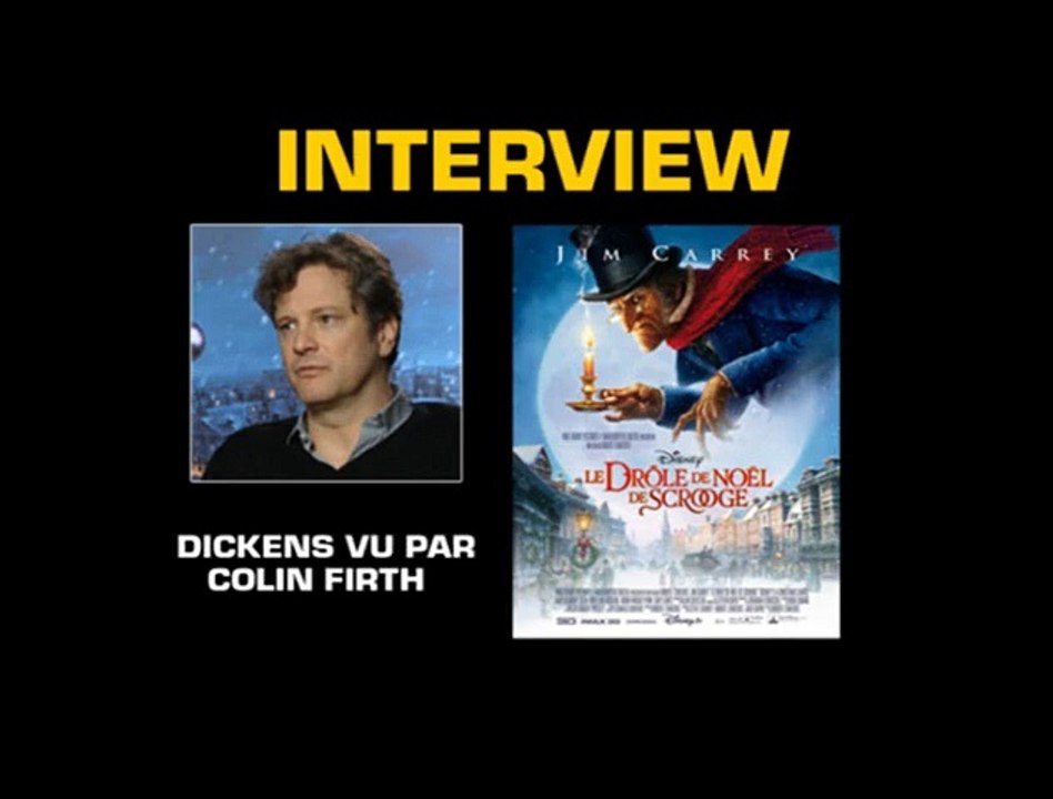 Colin Firth Interview 5: Le Drôle de Noël de Scrooge