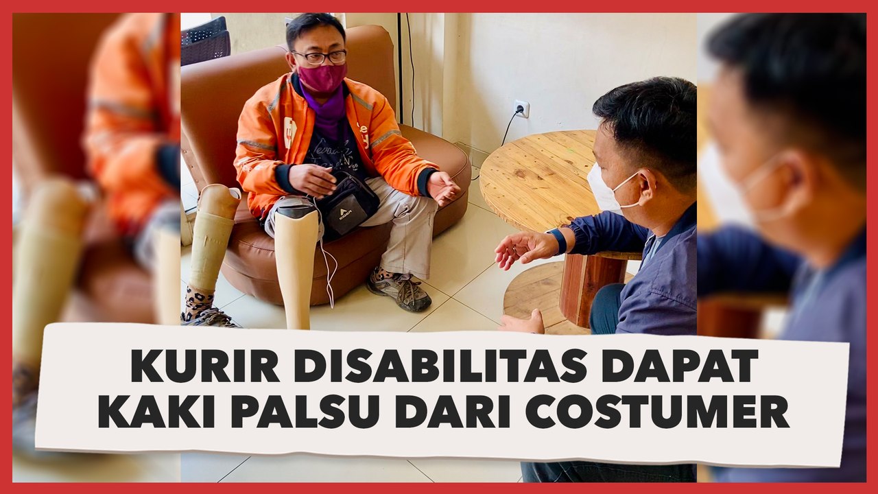 Kurir Disabilitas Dapat Kaki Palsu Gratis Usai Antarkan Kopi ke Pelanggan