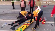 İstanbul Kadıköy’de feci kaza! Otomobil ikiye bölündü, fırlayan sürücü ağır yaralı
