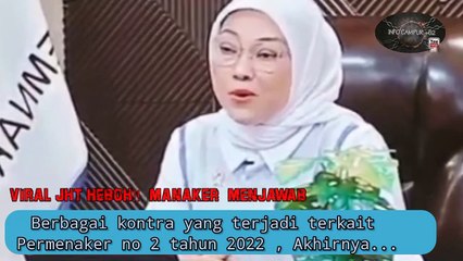 HEBOH ...!!! MENAKER TENTANG JHT !!!  |   UP IN ARMS ...!!! MENAKER ABOUT JHT !!!