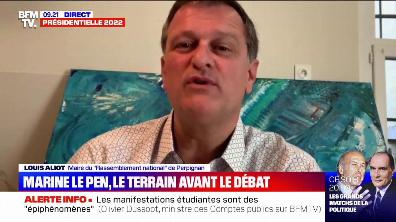 Louis Alliot (RN) affirme que Robert Ménard "votera et appellera à voter pour Marine Le Pen"