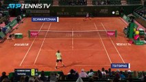 Highlights: Tsitsipas bezwingt Schwartzman