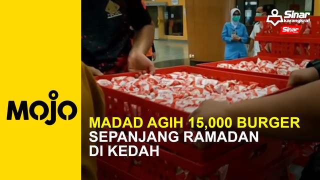 Madad agih 15,000 burger percuma sepanjang Ramadan di Kedah