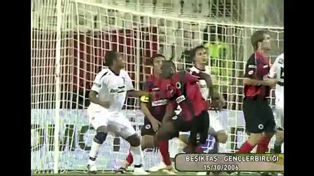 Beşiktaş 1-0 Gençlerbirliği 15.10.2006 - 2006-2007 Turkish Super League Matchday 9