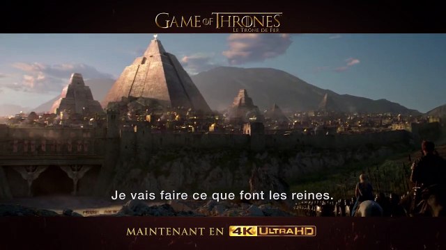 Game of Thrones BONUS VO L'intégrale de la série en 4K Ultra HD