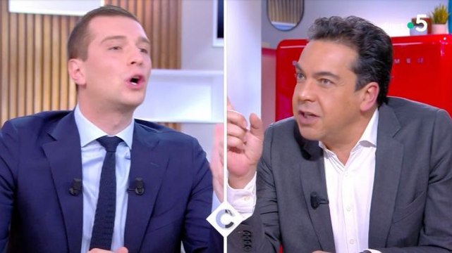 "Vous faites partie de ces gens..." : Jordan Bardella et Patrick Cohen  règlent leurs comptes dans C à Vous (VIDEO)