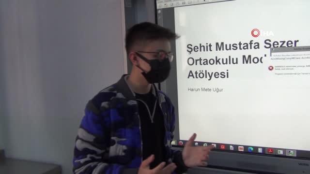 Liseli genç, ortaokul öğrencileri için model uçak kursu verdi