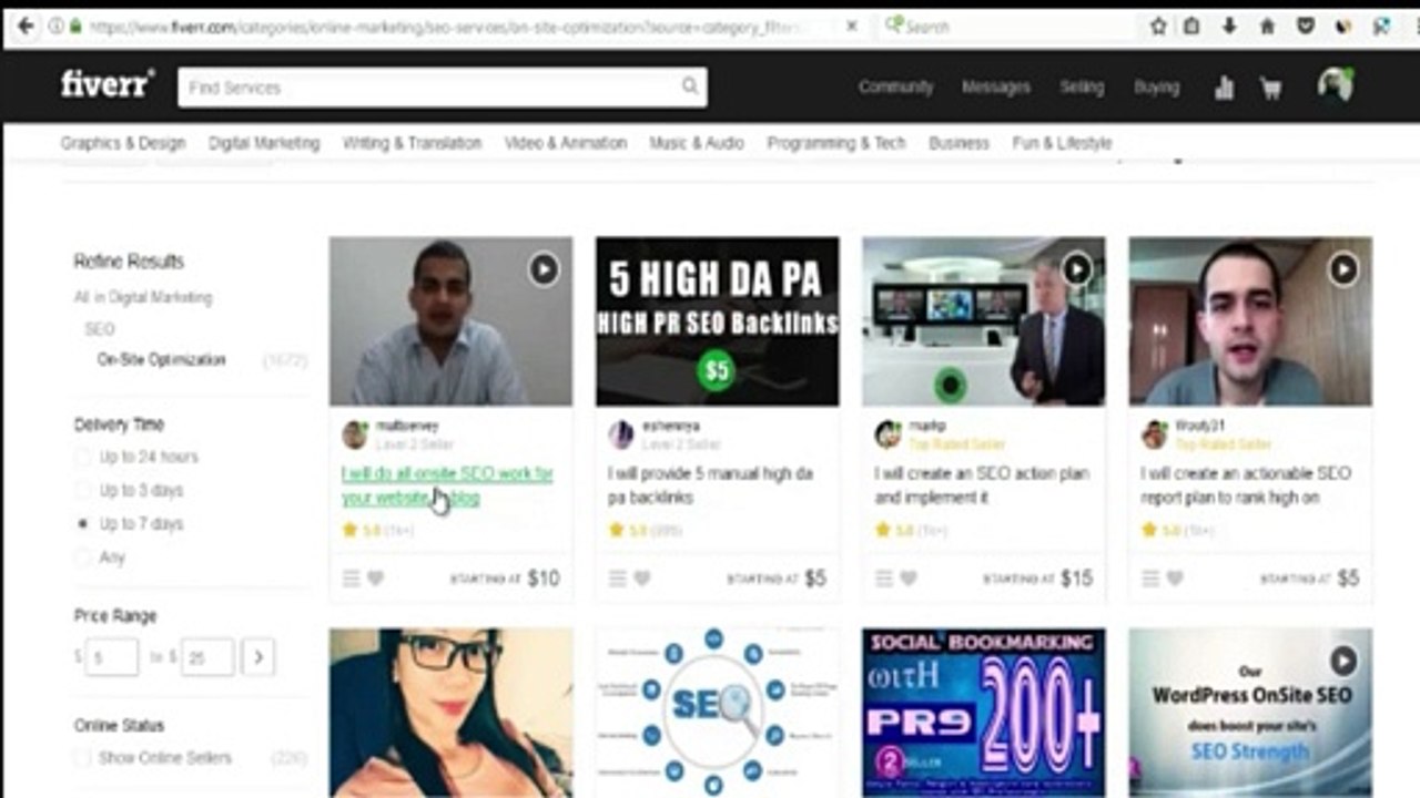 Create Fiverr Gig Image