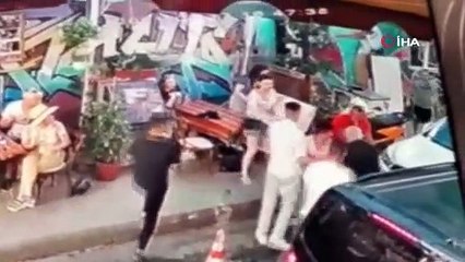 İstanbul'da dehşet anları kamerada