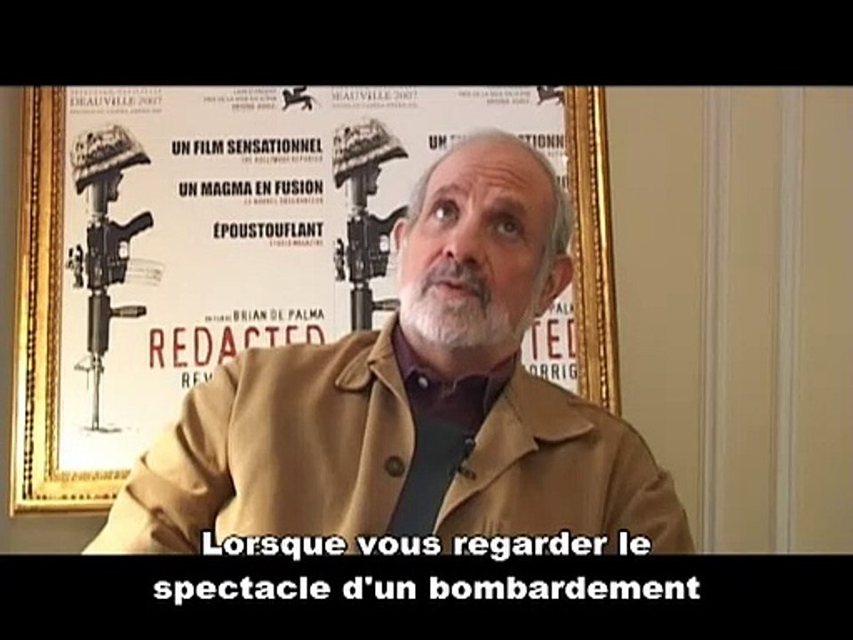 Brian De Palma Interview : Redacted
