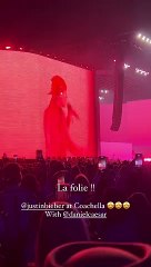 Iris Mittenaere à Coachella le 15 avril 2022.