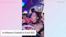 Iris Mittenaere sexy à Coachella : fesses nues et cheveux roses, elle ose un look très 