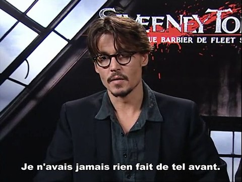 Tim Burton, Johnny Depp Interview 2: Sweeney Todd, le diabolique barbier de Fleet Street