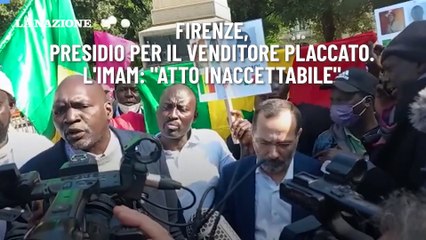 Firenze, presidio per il venditore placcato. L'Imam: "Atto inaccettabile"