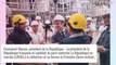 Emmanuel et Brigitte Macron en casques de chantier et bleus de travail : visite émouvante de Notre-Dame