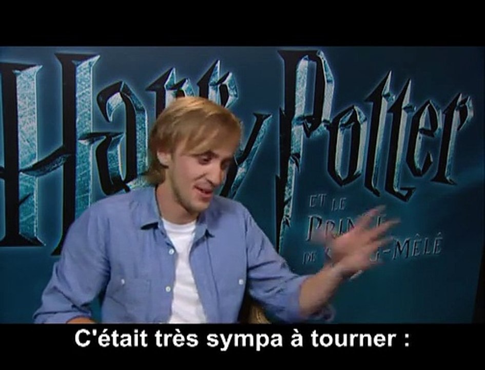 Tom Felton, James Phelps, Oliver Phelps, Bonnie Wright Interview : Harry Potter et le Prince de sang mêlé