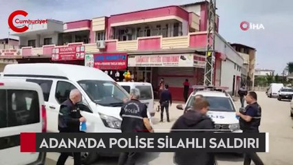 Adana'da kendisini almaya gelen polislere ateş açtı: 1 ağır yaralı