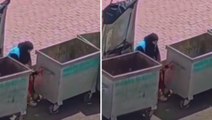 Kağıt toplayıcısı anne Türkiye'yi hüngür hüngür ağlattı! Kızı mutlu olsun diye çöp kovasını salıncak yapmış