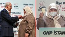 CHP'ye geçen vatandaş, Kılıçdaroğlu'nun gözlerine baka baka AK Parti kartını kürsüye attı