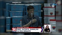 Pres. Duterte, dumalaw sa mga binagyo | 24 Oras Weekend