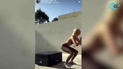 La novia de Courtois muestra un día en su mansión