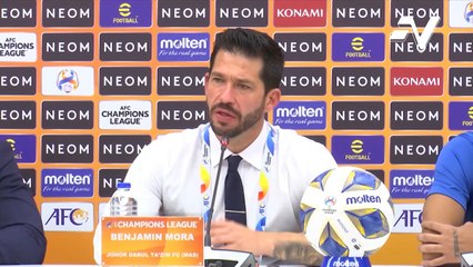 Ketua Jurulatih Johor DT, Benjamin Mora tidak terkejut dengan prestasi anak buahnya