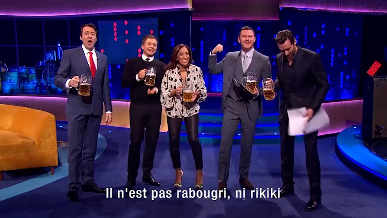 Hugh Jackman, Taron Egerton et Luke Evans chantent La Belle et la Bête