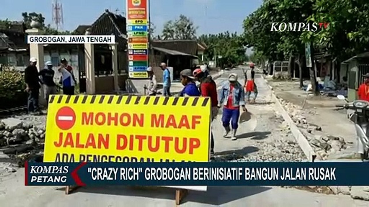 Rogoh Kocek Pribadi hingga Rp 2,8 M! Crazy Rich Grobogan Inisiatif Perbaiki Jalan Rusak di Desa