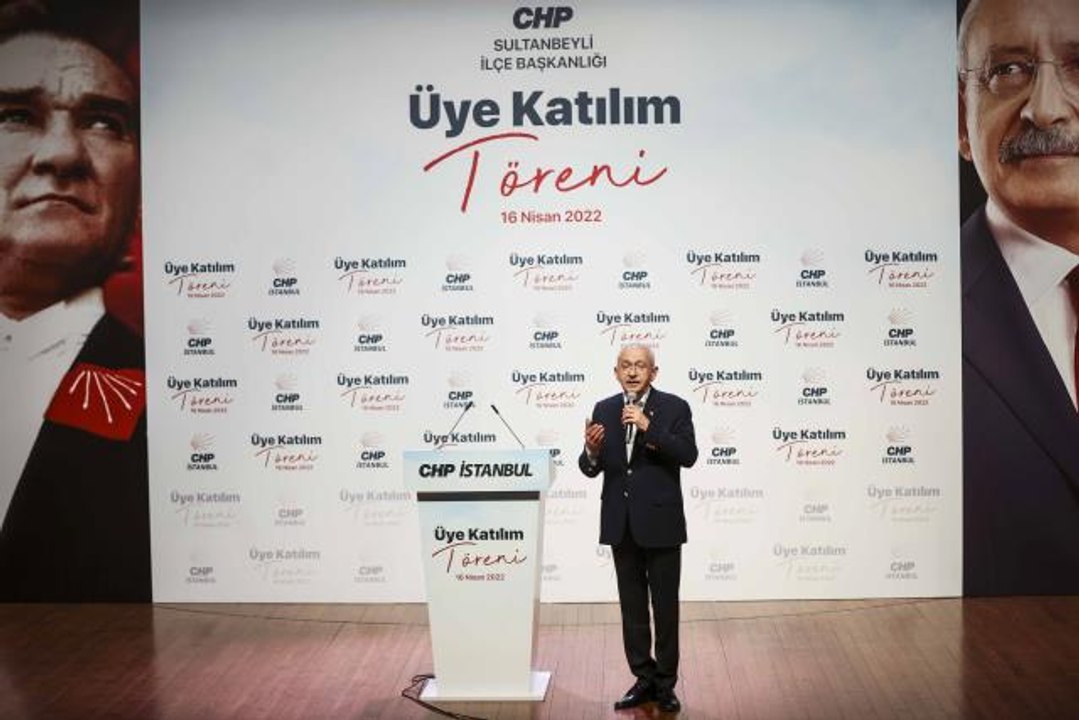 CHP Genel Başkanı Kılıçdaroğlu, Sultanbeyli'de "Üye Katılım Töreni"nde konuştu